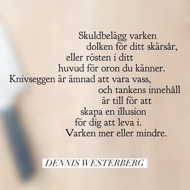 Varken mer eller mindre